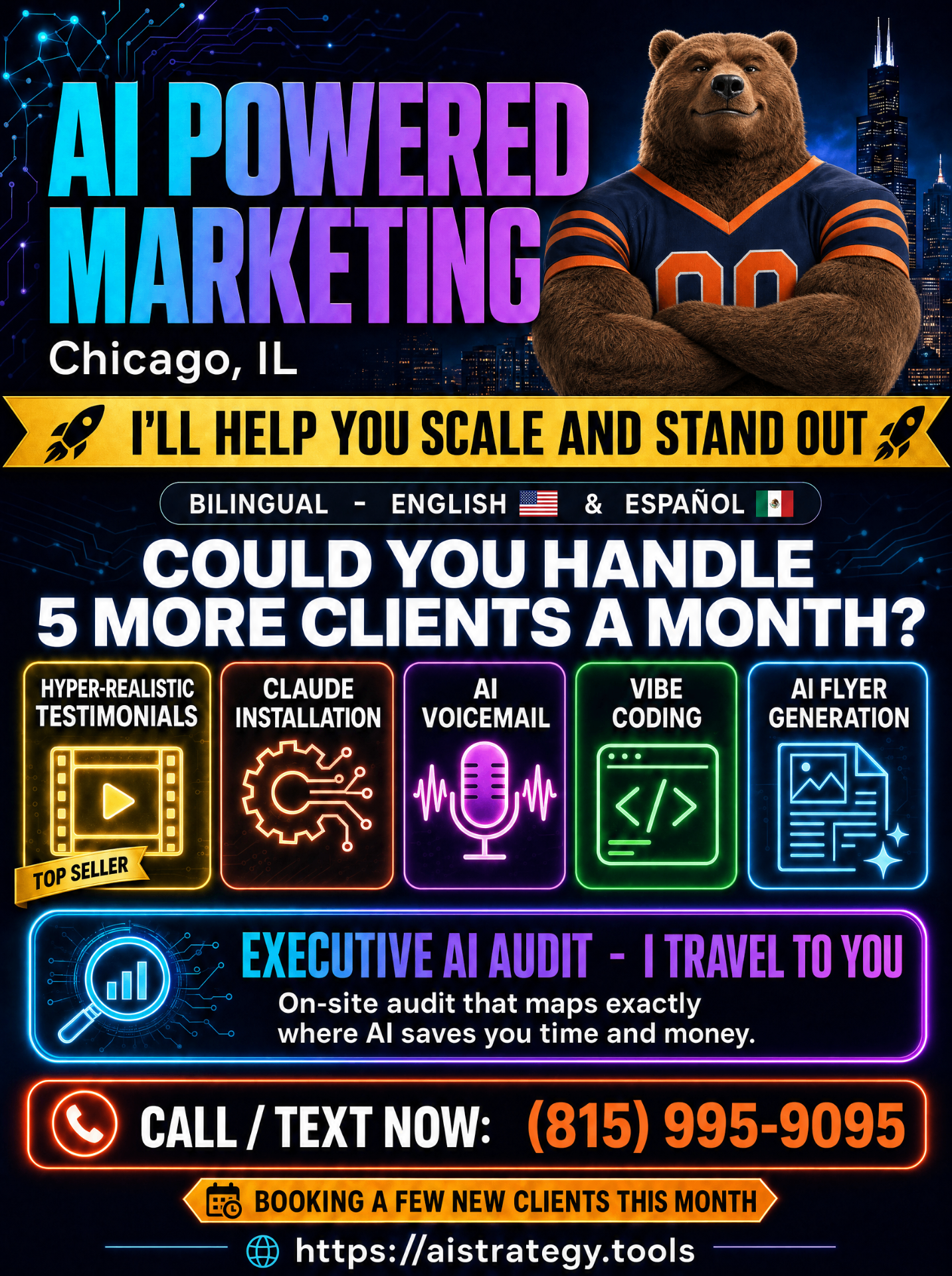 Professional flyer example